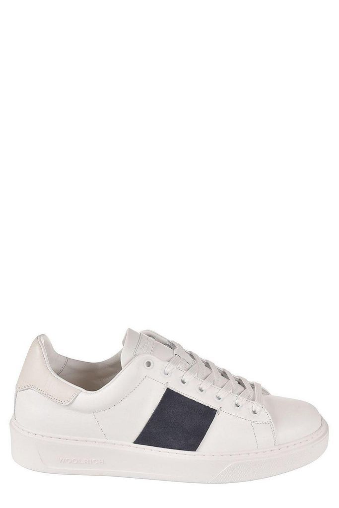 Side-Stripe Lace-Up Sneakers