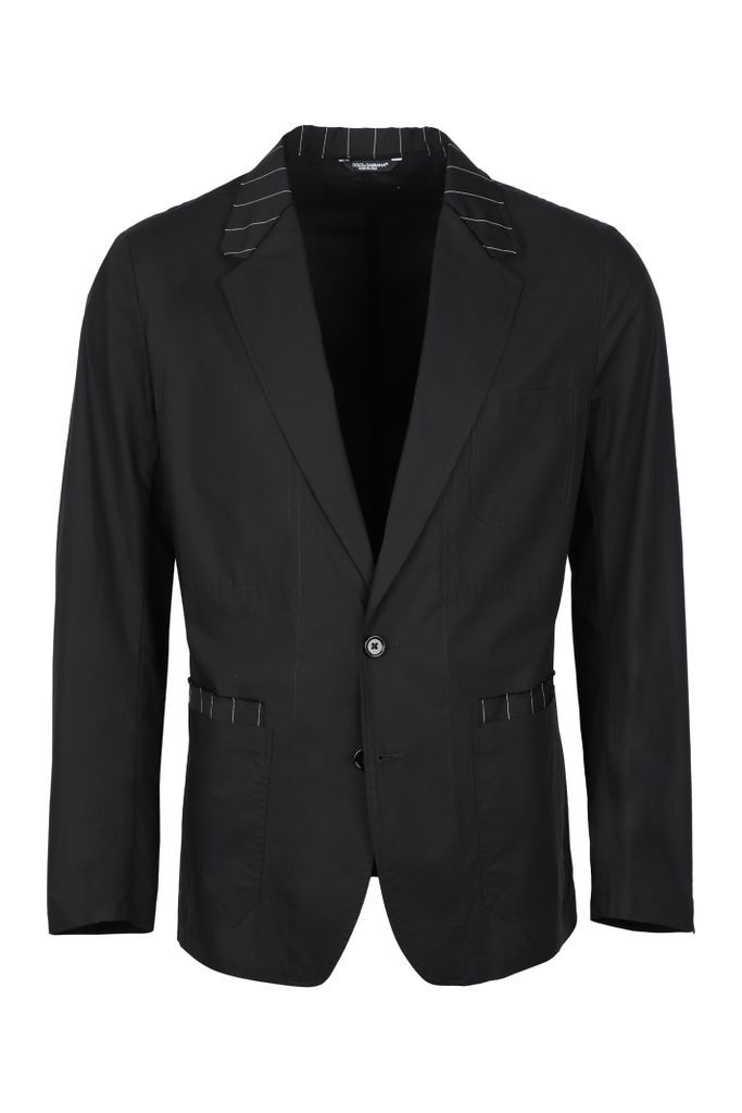 Single-Breasted Two-Button Blazer