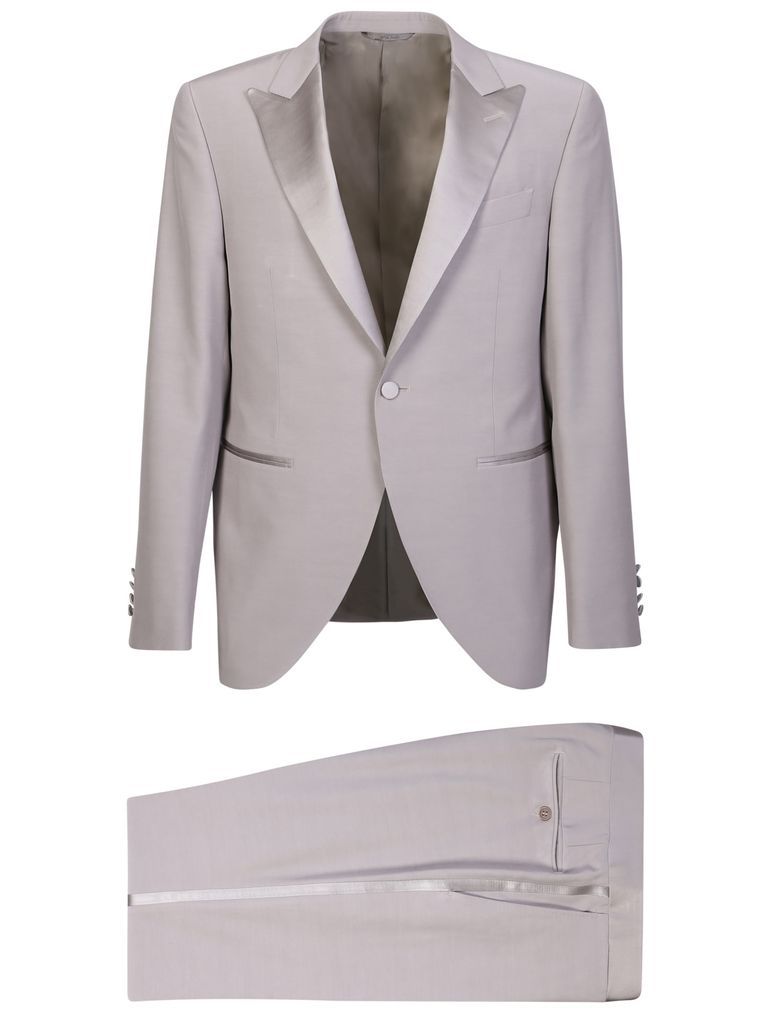 Single-Breasted Cool Grey Suit