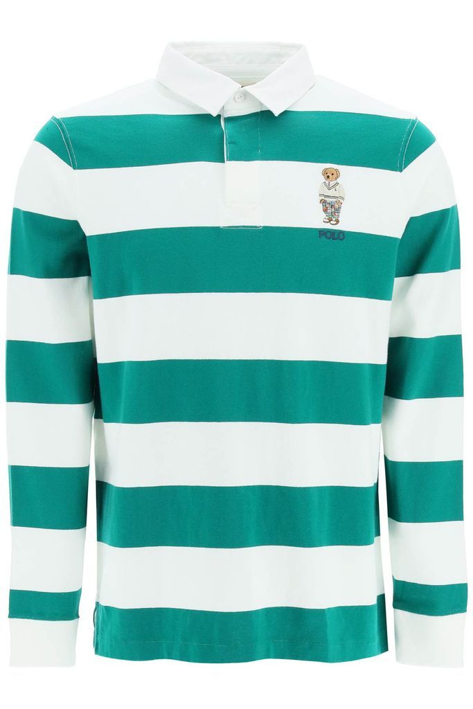 Striped Long-Sleeved Polo