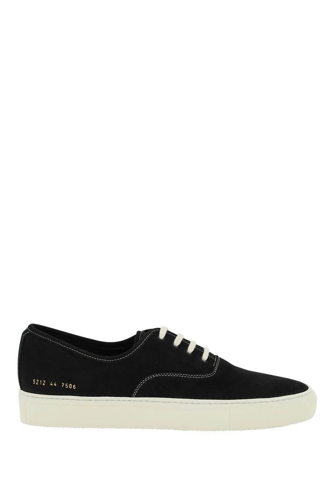 Suede Leather Four Hole Sneakers