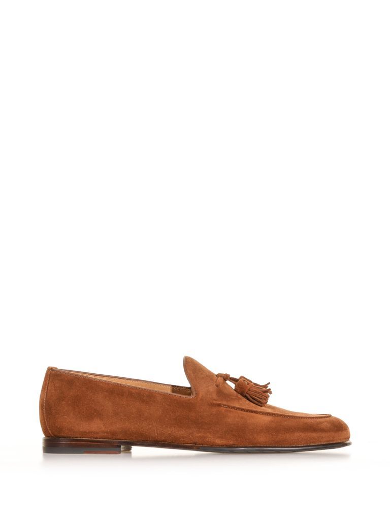 Suede Loafer With Tassels