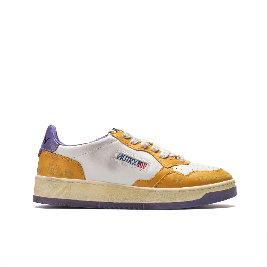 Super Vintage Low Sneakers (Yellow/white/purple)