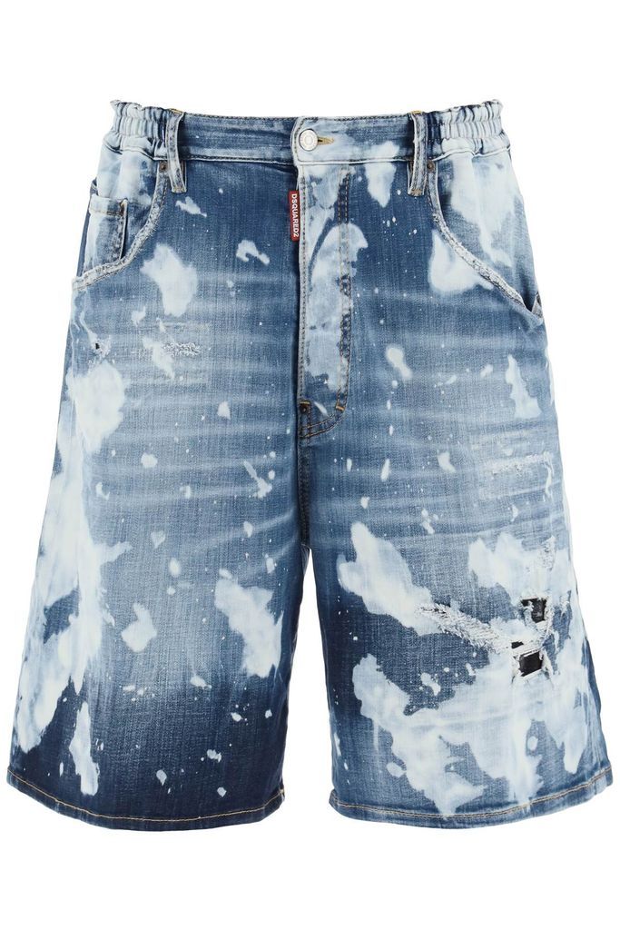 Surfer Shorts With Splatters