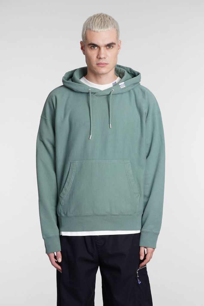 Sweatshirt In Green Cotton