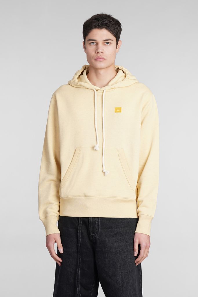 Sweatshirt In Yellow Cotton