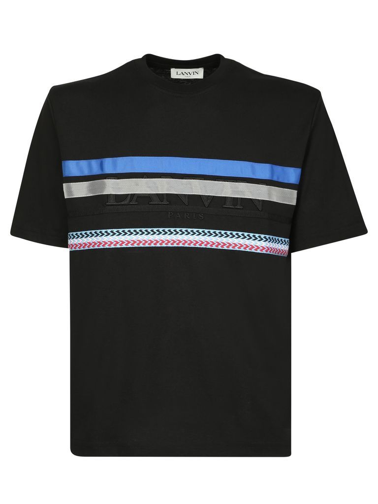 T-Shirt With Logo And Graphic Print