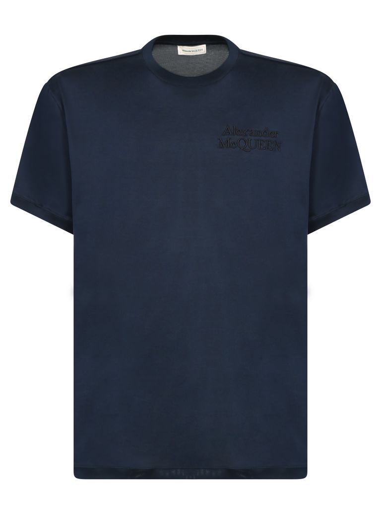 T-Shirt With Embroidered Logo