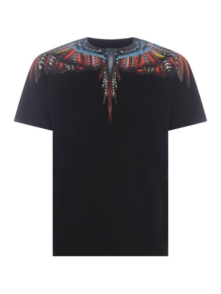 T-Shirt Marcelo Burlon Grizzly Wings In Cotton