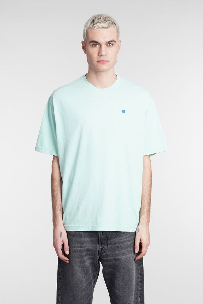 T-Shirt In Green Cotton