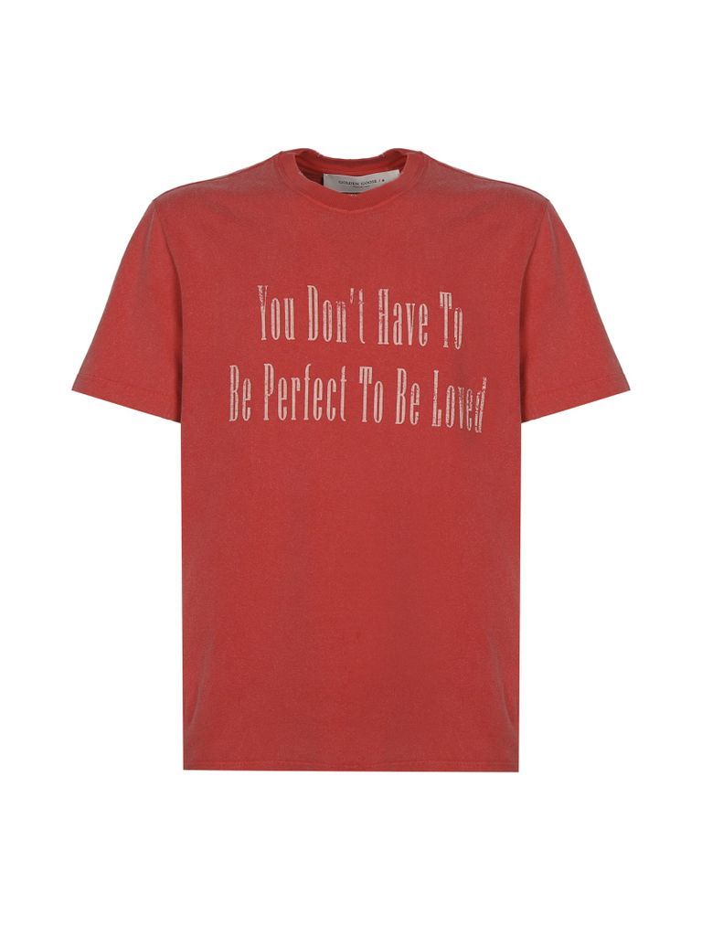 T-Shirt With Printed Lettering