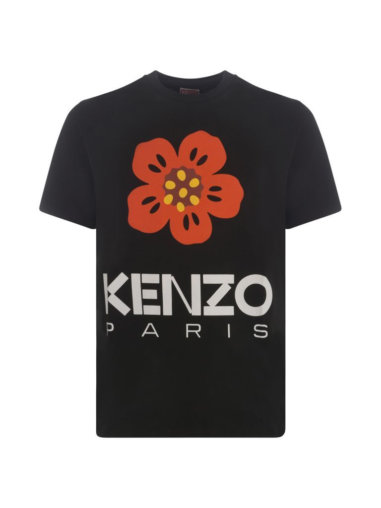 T-Shirt Kenzo Flower In Cotton Available Store Pompei