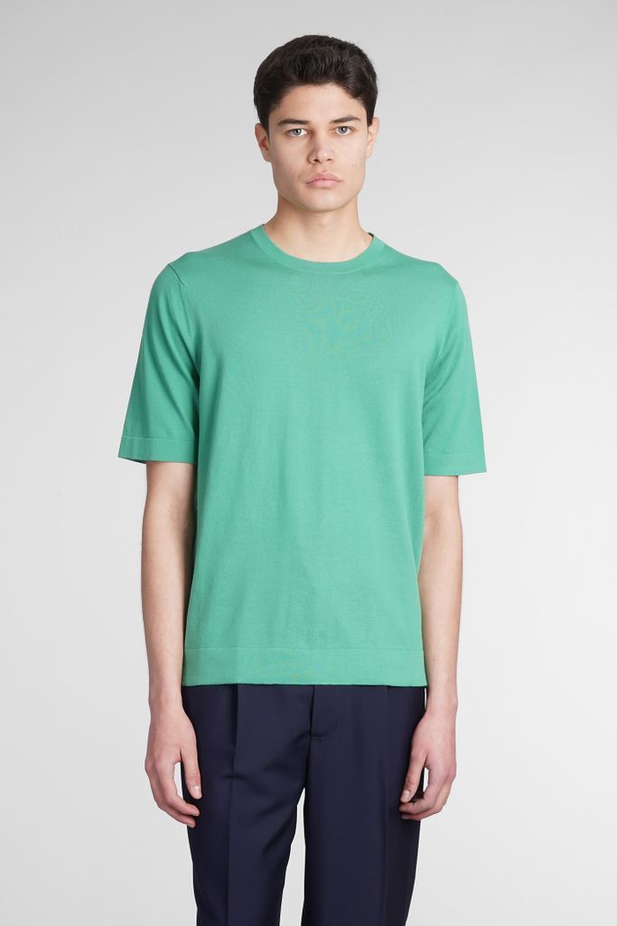 T-Shirt In Green Cotton