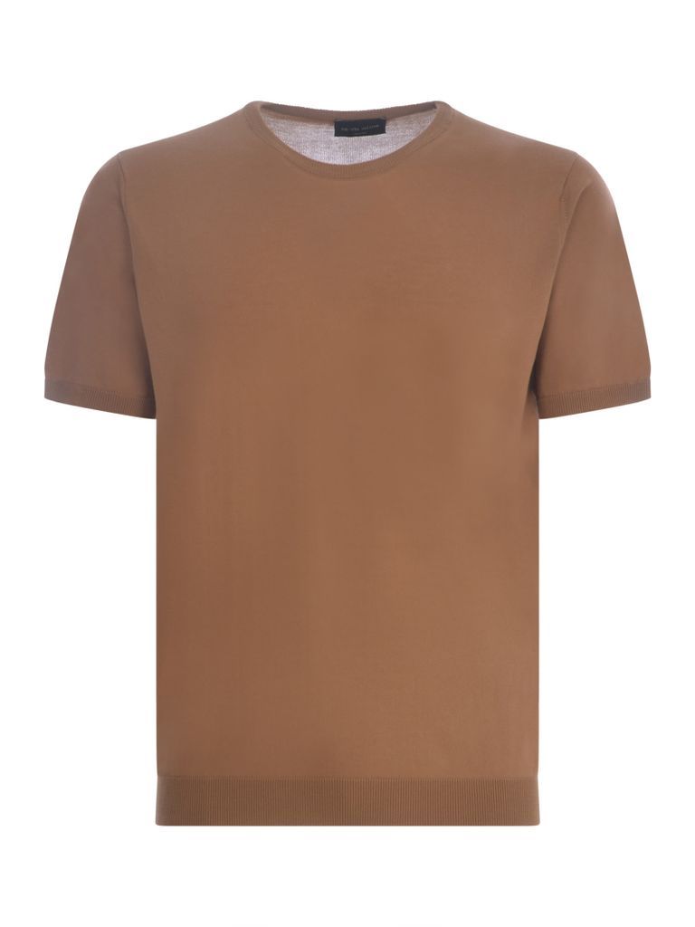 T-Shirt Roberto Collina In Cotton