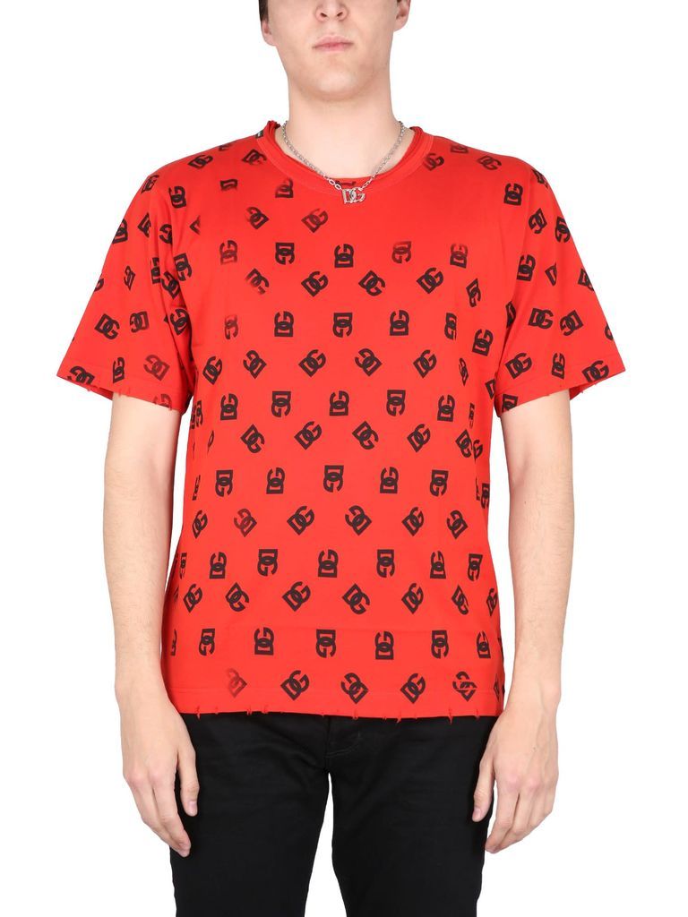 T-Shirt With All Over Logo