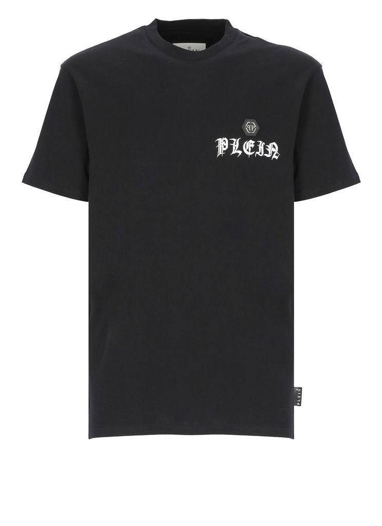 T-Shirt With Gothic Logo