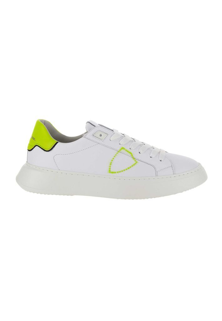 Temple Broderie Pop Leather Sneakers