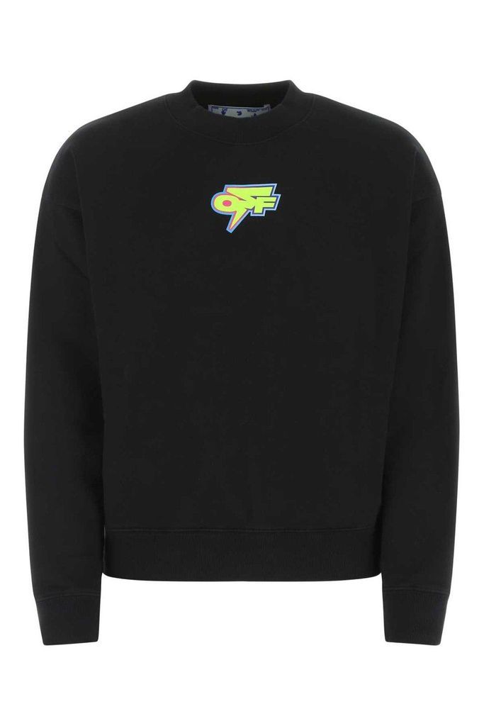 Thunder Logo-Printed Round-Neck Sweater