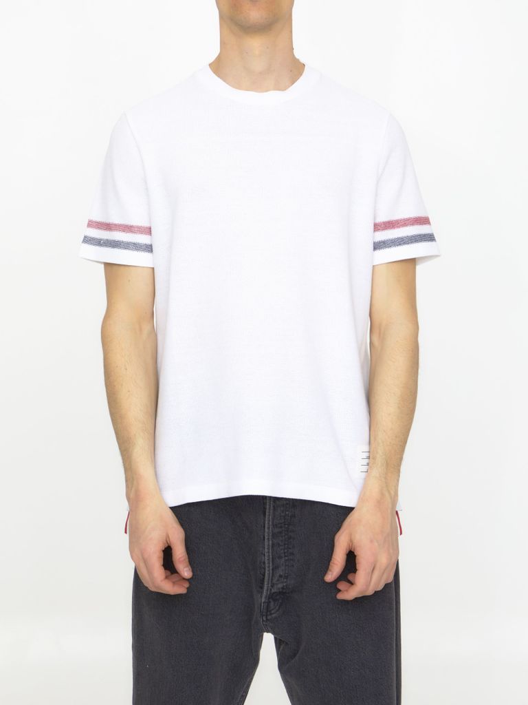 Textured Cotton T-Shirt