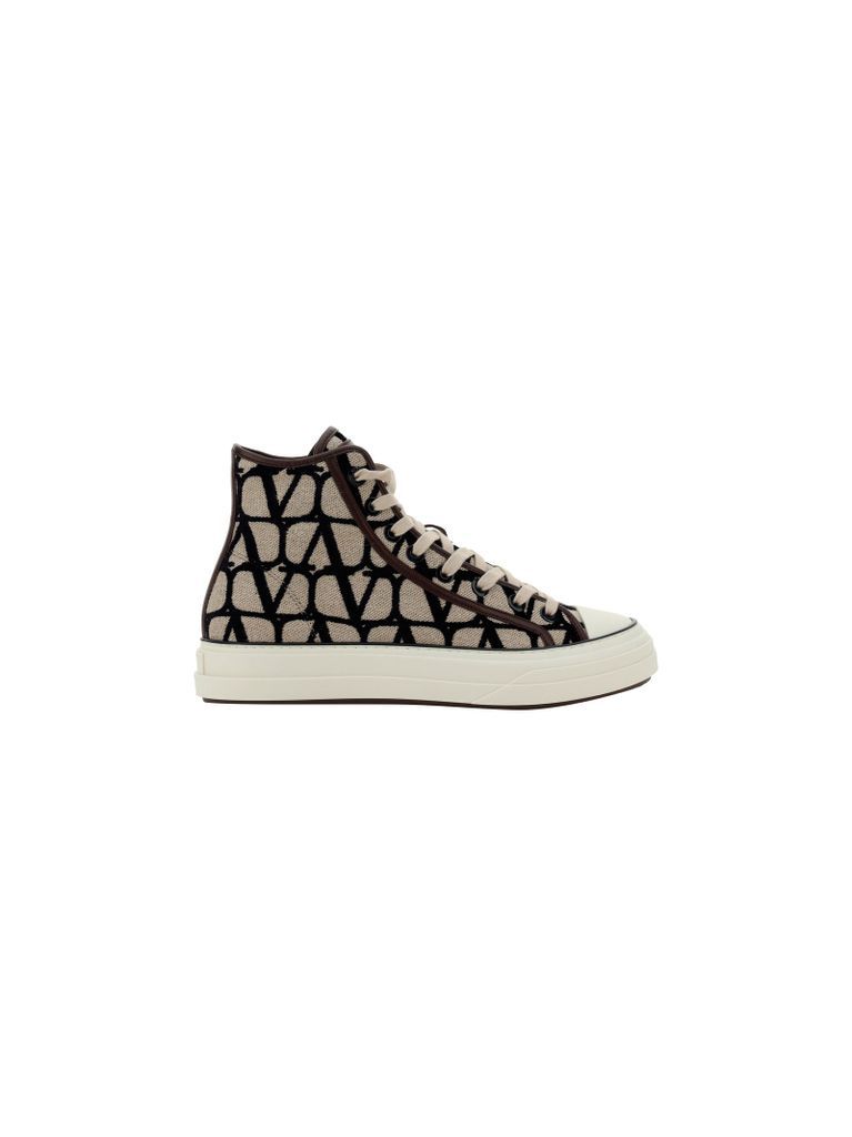 Toile High-Top Sneakers