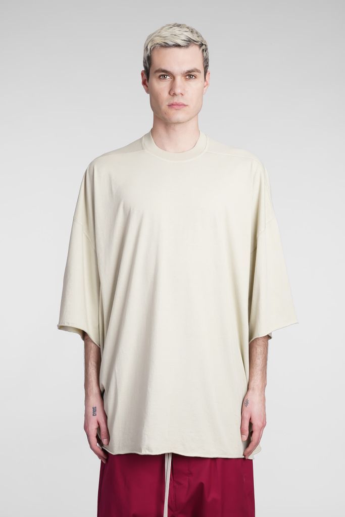 Tommy T T-Shirt In Beige Cotton