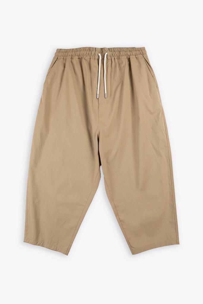 Trouser Beige Ripstop Balloon Fit Pant