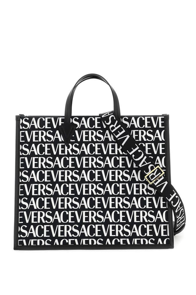 Tote Bag With All-Over Logo