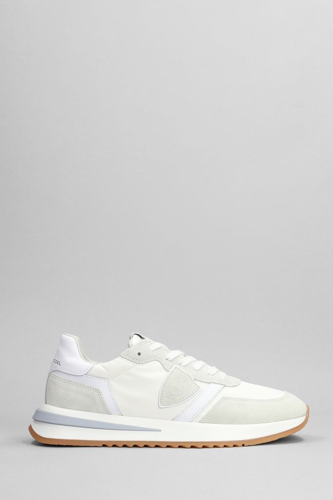 Tropez 2.1 Sneakers In White Suede And Fabric