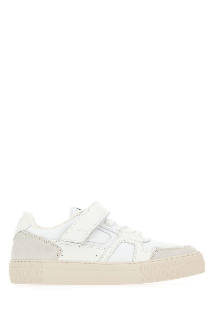 Two-Tone Leather And Suede Arcade Sneakers