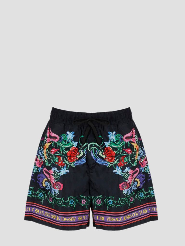V-Emblem Garden Shorts