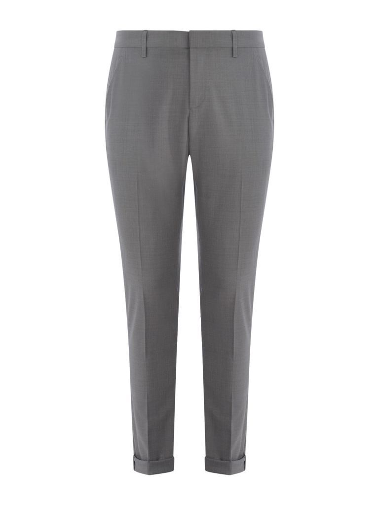 Trousers Dondup Gaubert In Stretch Wool Availability Shop Pompeii