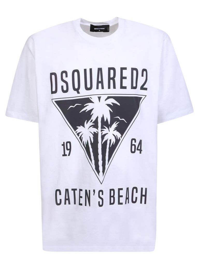 White Catens Beach T-Shirt