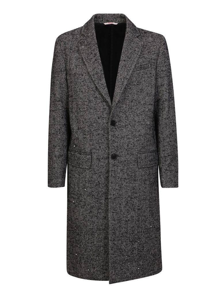 Virgin Wool Single-Breasted Coat