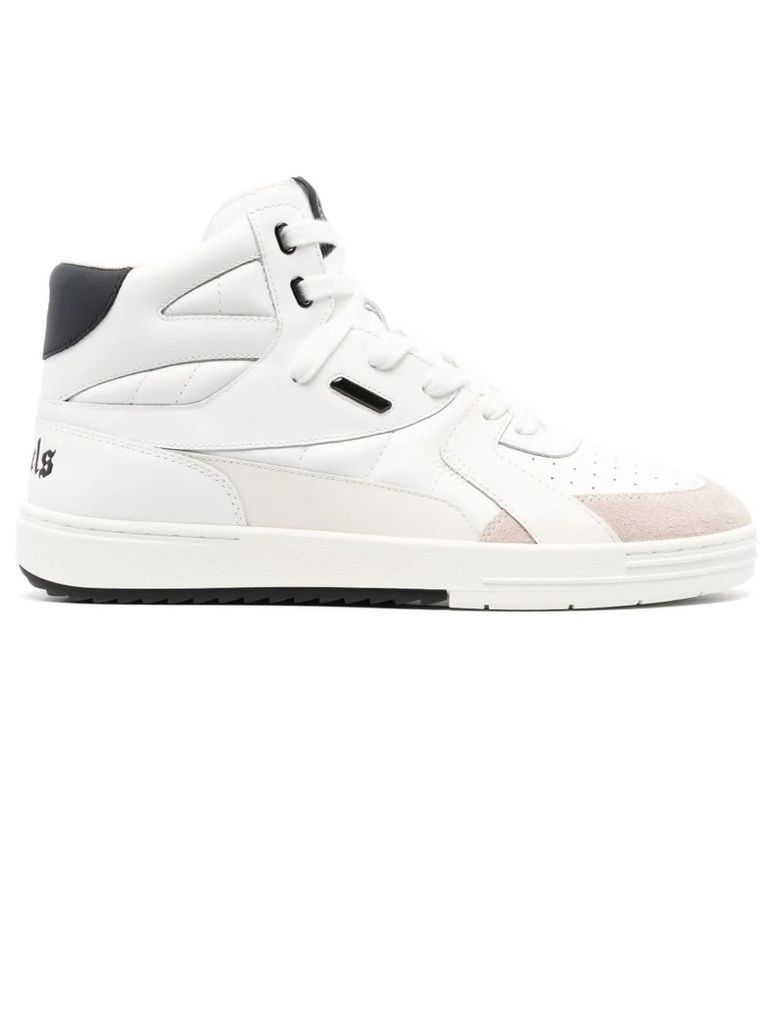 White Calf Leather Sneakers