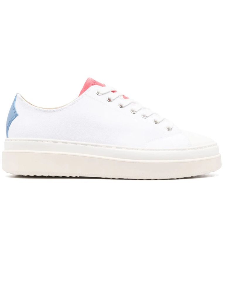 White Cotton Sneakers