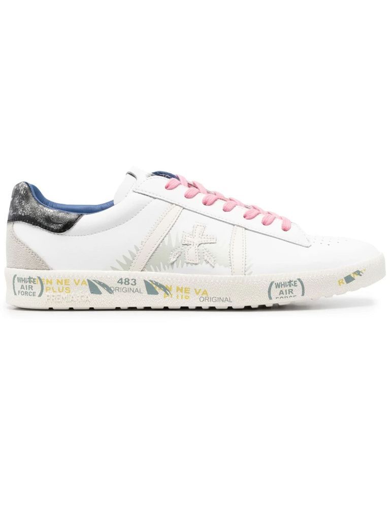 White Leather Andy Sneakers