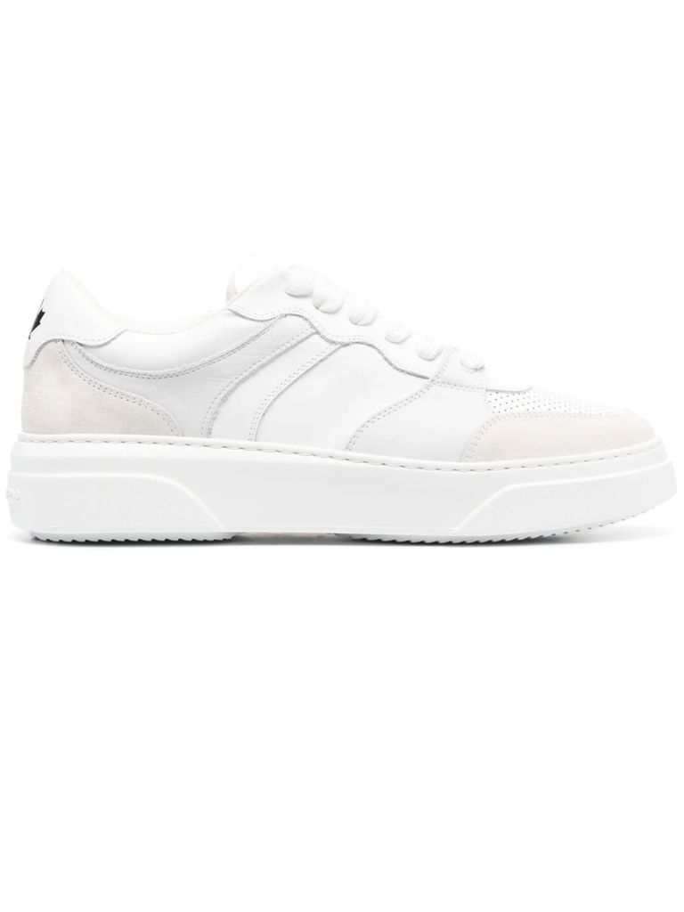 White Leather Sneakers