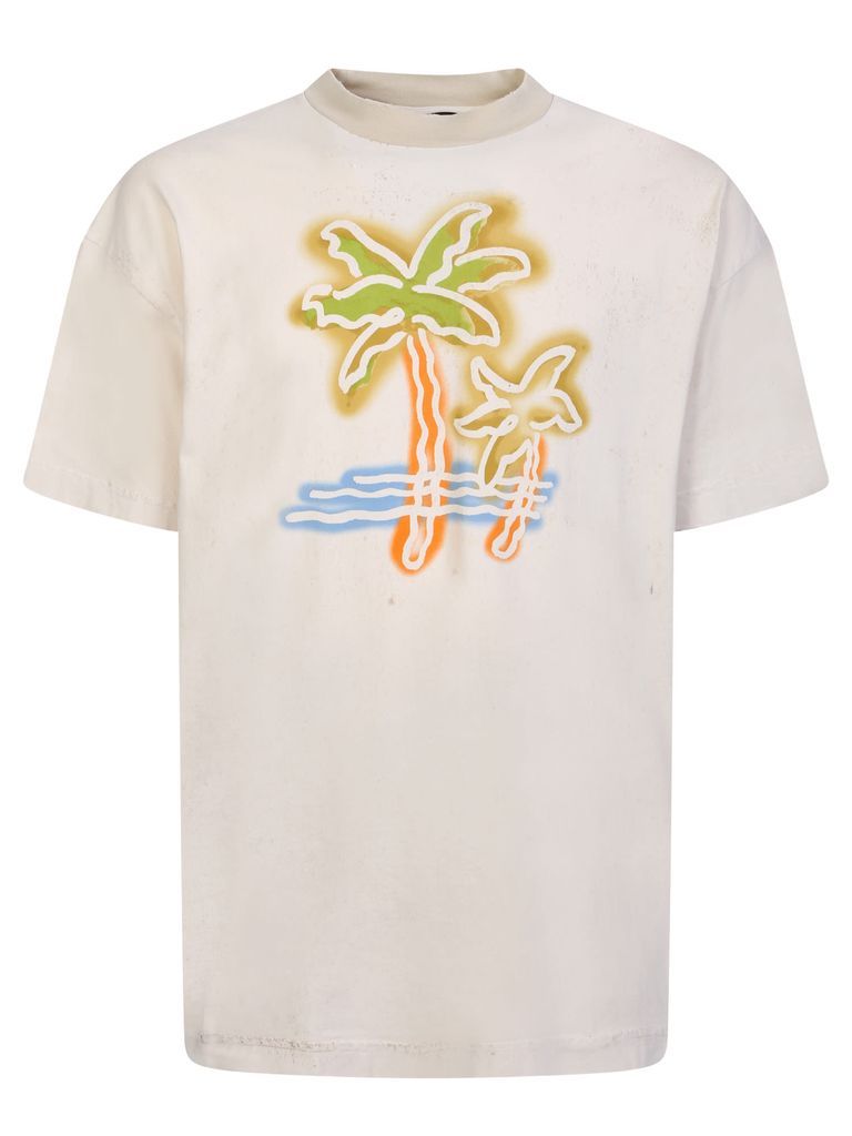 White Palm Neon T-Shirt
