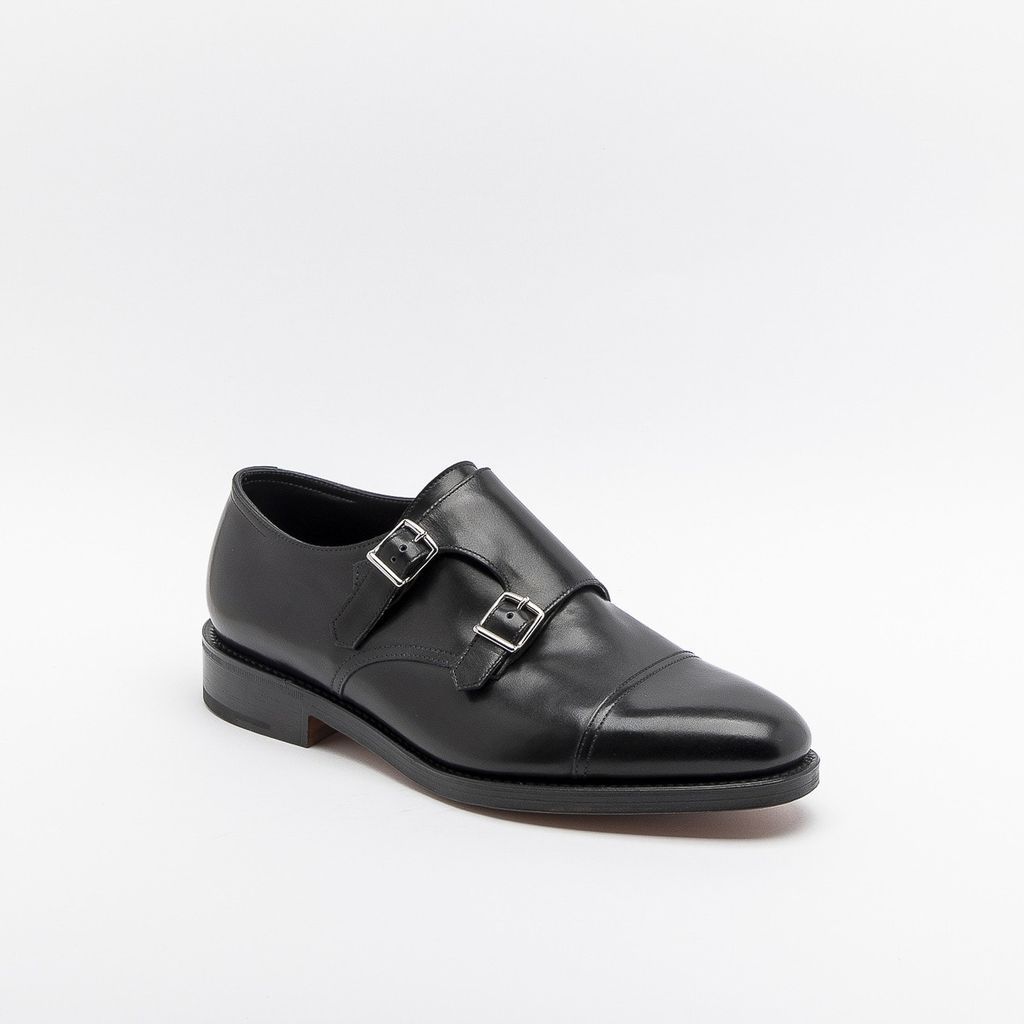 William Black Calf Monk Strap Shoe (Fitting F/ee)