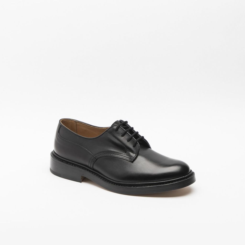 Woodstock Lace-Up Shoe In Black Calf
