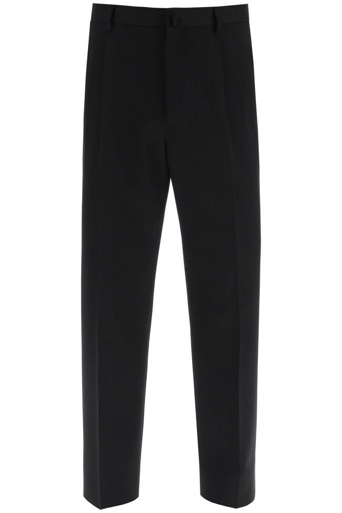 Wool Cigarette Trousers