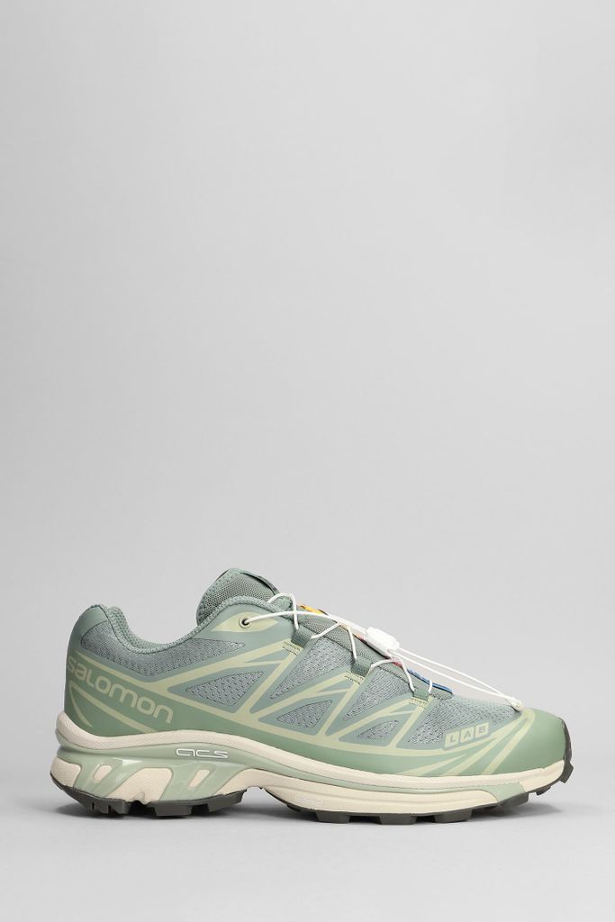 Xt-6 Sneakers In Green Synthetic Fibers