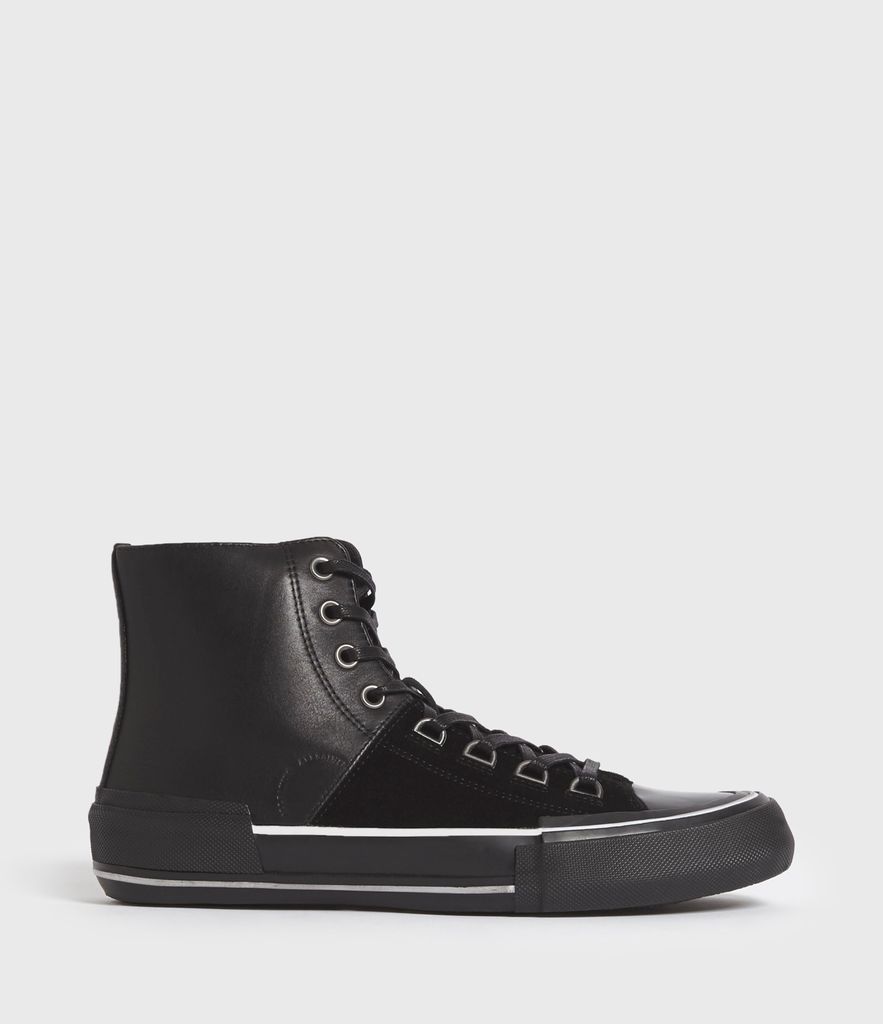 Waylon High Top Leather Trainers