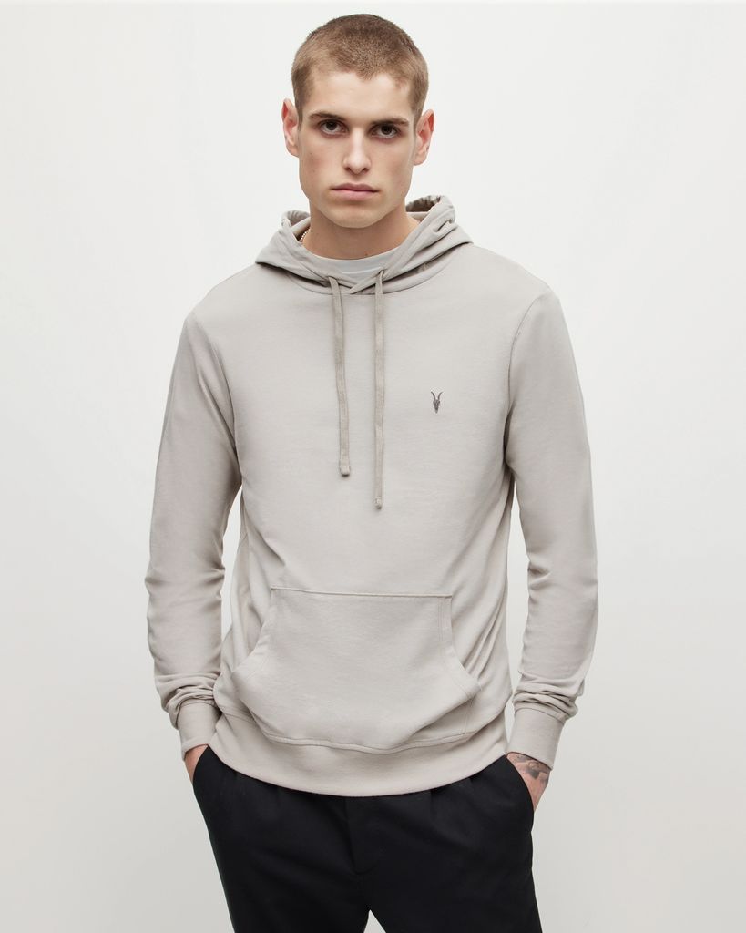 AllSaints Brace Pullover Brushed Cotton Hoodie