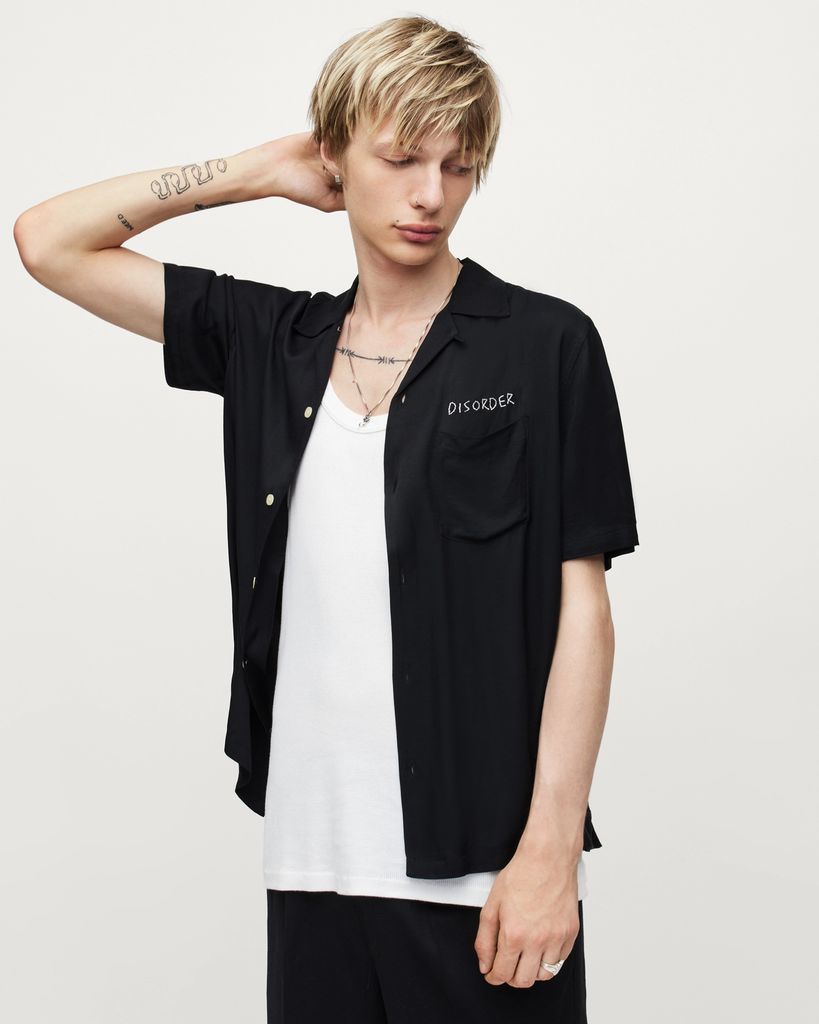 AllSaints Disorder Embroidered Shirt