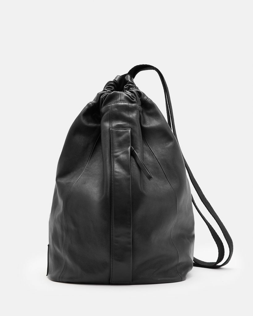 AllSaints Kaito Leather Duffle Sling Bag