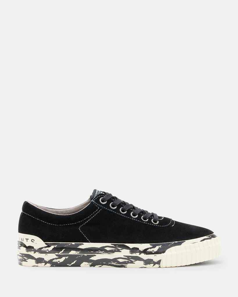 AllSaints Knox Suede Low Top Trainers