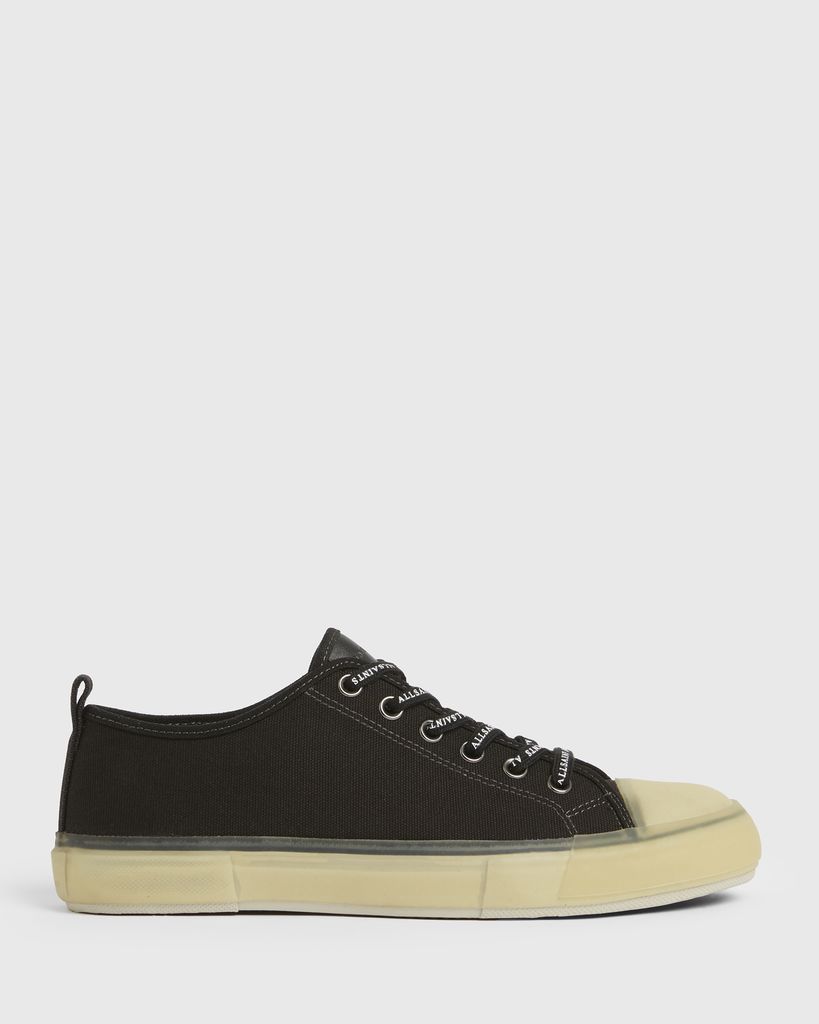 AllSaints Jaxon Low Top Canvas Trainers