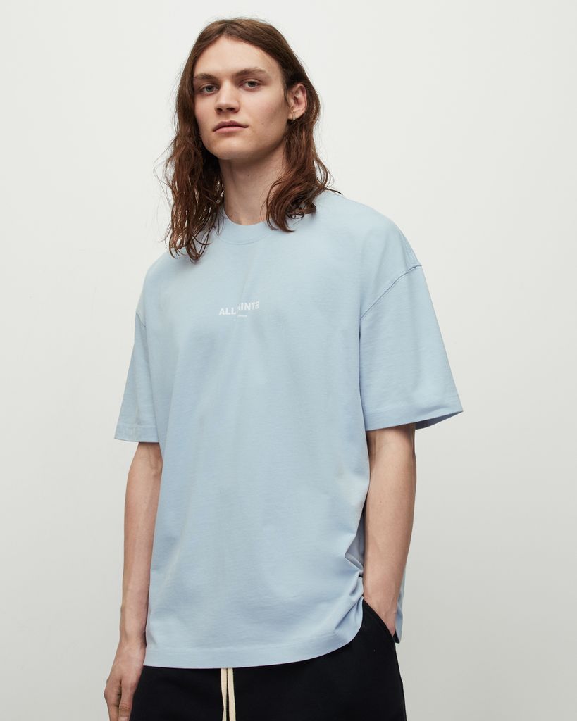 AllSaints Subverse Embroidered Oversized T-Shirt