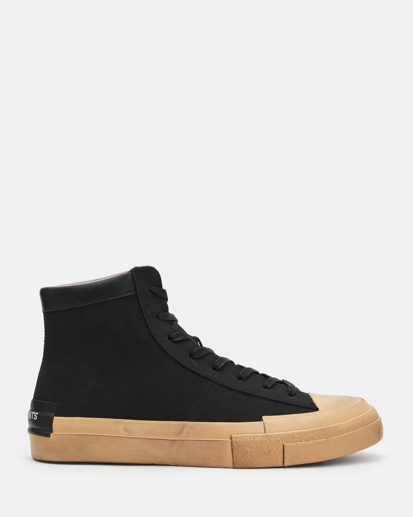 AllSaints Smith Suede High Top Trainers